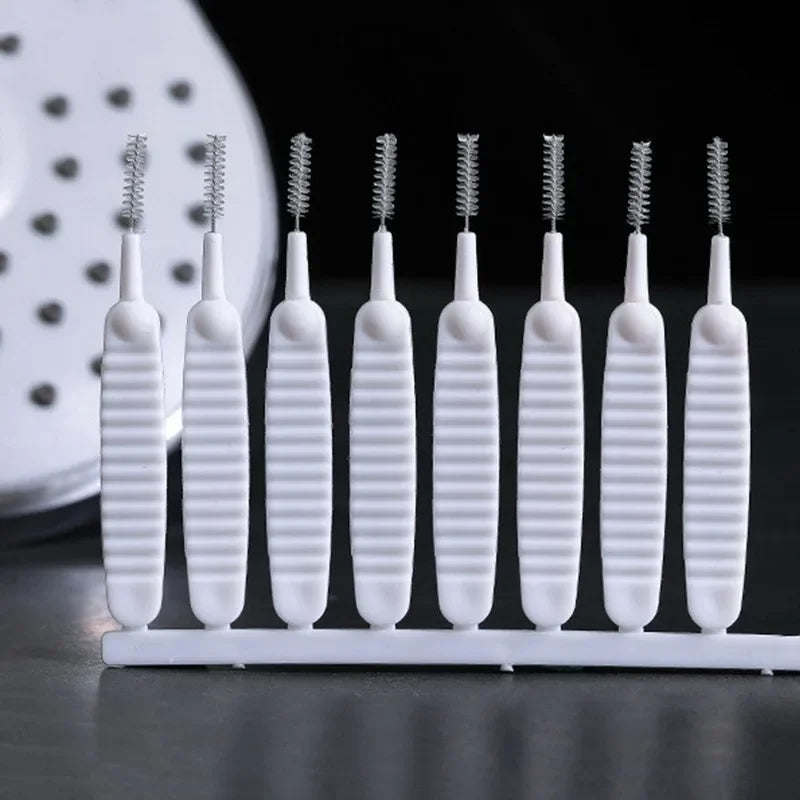 10/50/100/200PCS Shower Cleaning Brush Bathroom Micro Nylon Brush Nozzle Anti-blocking Cleaning Tools Bathroom Accessories