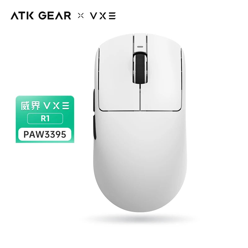 VXE Dragonfly R1 Series Gaming Mouse 2.4G Wireless Mouse Rechargeable Gamer Paw3395 Lightweight Ergonomic Wireless Mouse Esport