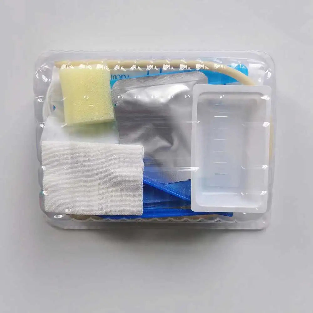 Medical Urethral Catheterization Kit Latex Double-Lumen Foley Catheter Urine Tube Adult Man Women Urine Drainage After Surgery