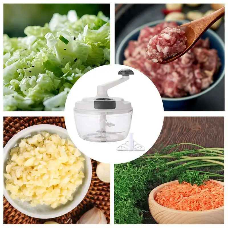 Vegetable Cutter Chopper Shredders Manual Meat Vegetable Chopper Grinder Fruits Salad Maker Mincer manual hand mixer
