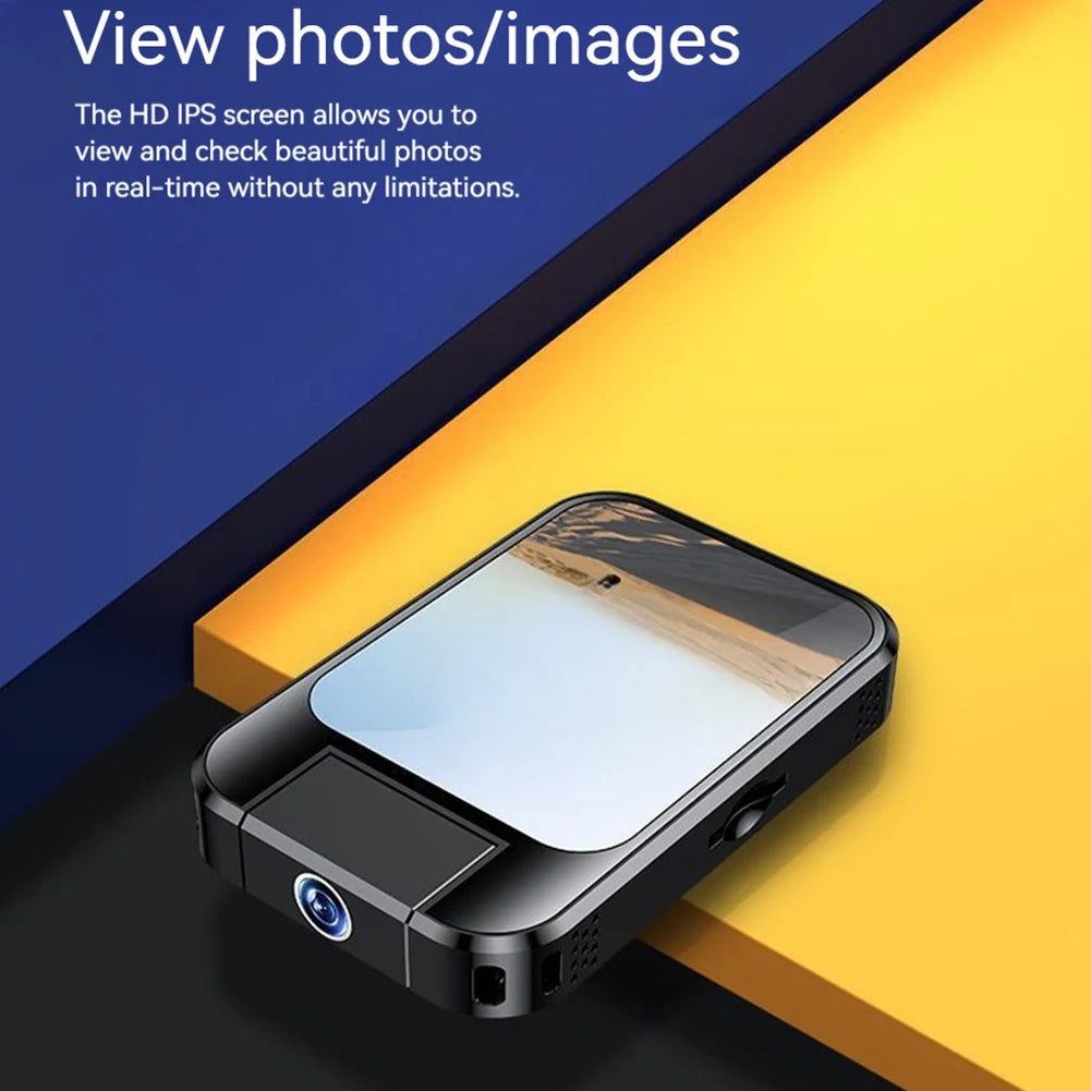 Back Clip Camera Rotating Lens Wifi Sport Camera Touch Screen Vlog Action Camera for Photography Beginners