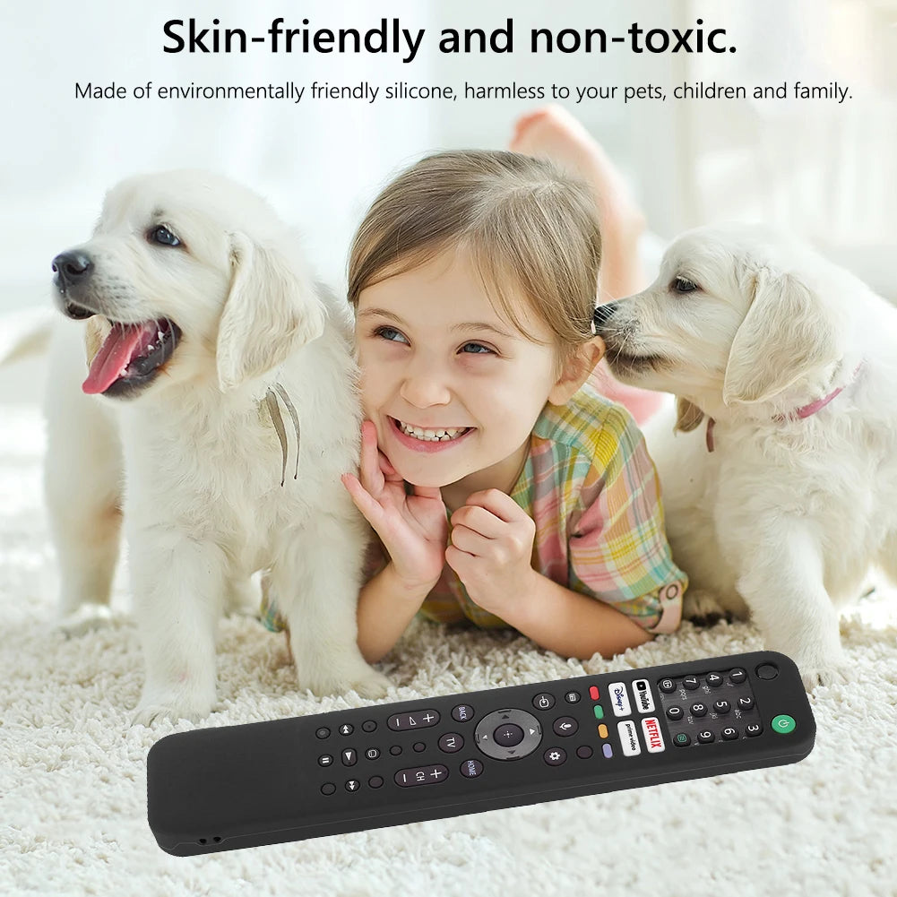 Silicone Protective Case Dustproof Protective Skin Sleeve Dropproof Remote Control Case for Sony RMF-TX520E/TX520P/TX520B/TX520T