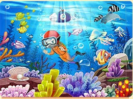 New Sale 60Pcs Cartoon Wooden Puzzle Children Animal Vehicle Jigsaw Toy 2-6 Year Baby Early Educational Toys for Kids Game