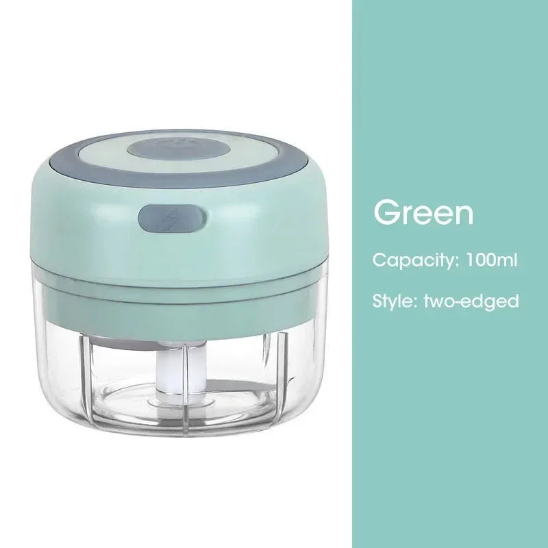 100/250ml Electric Kitchen Food Chopper Mini Garlic Masher crusher USB Portable Meat Grinder Vegetable Chopper for kitchen tools