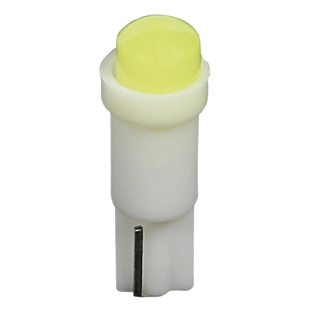 10pcs T5 3D COB LED Wedge Bulbs for Car Dashboard Instrument Light Reading Lamp Long Life Of a Super Bright 1w Lamp Bead