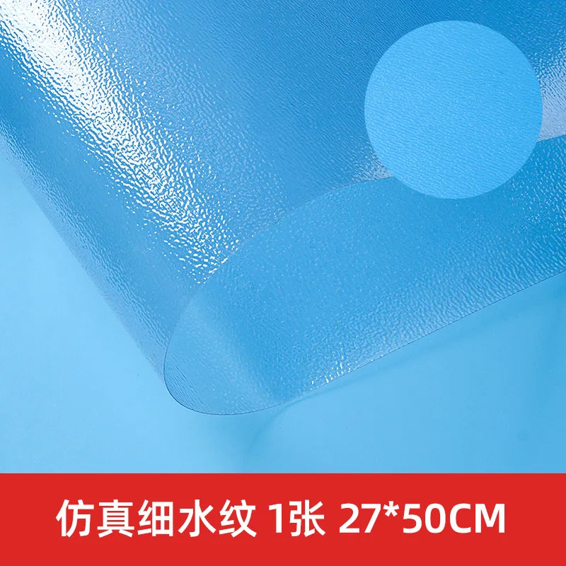 Realistic Water Effect Transparent PVC Film for Diorama Water Lake River Surface Hobby Model Scenery Sheets Pre-Cut Self-Adhesiv