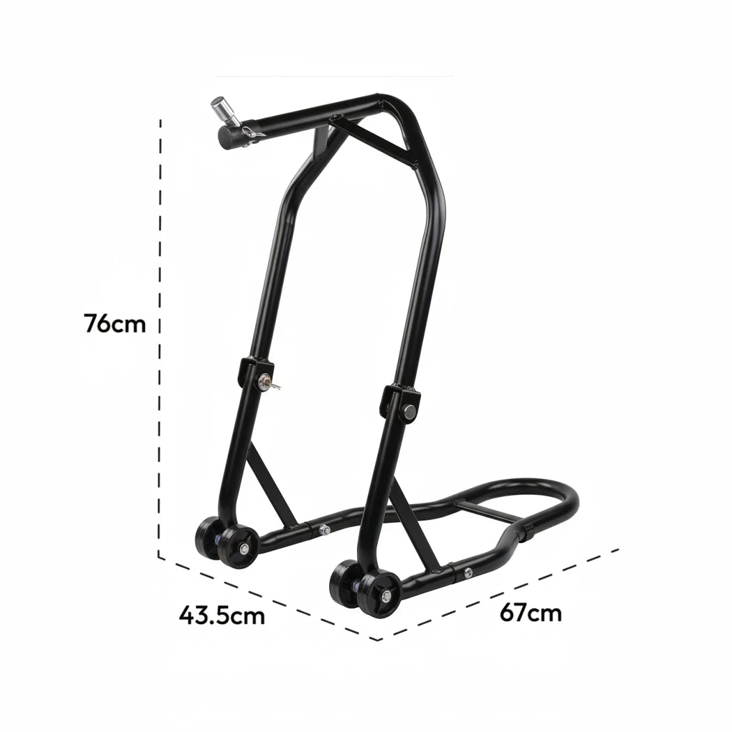 PORIYA Heavy Duty Motorcycle Front Head Stock Stand Motorbike Wheel Lift Headstock