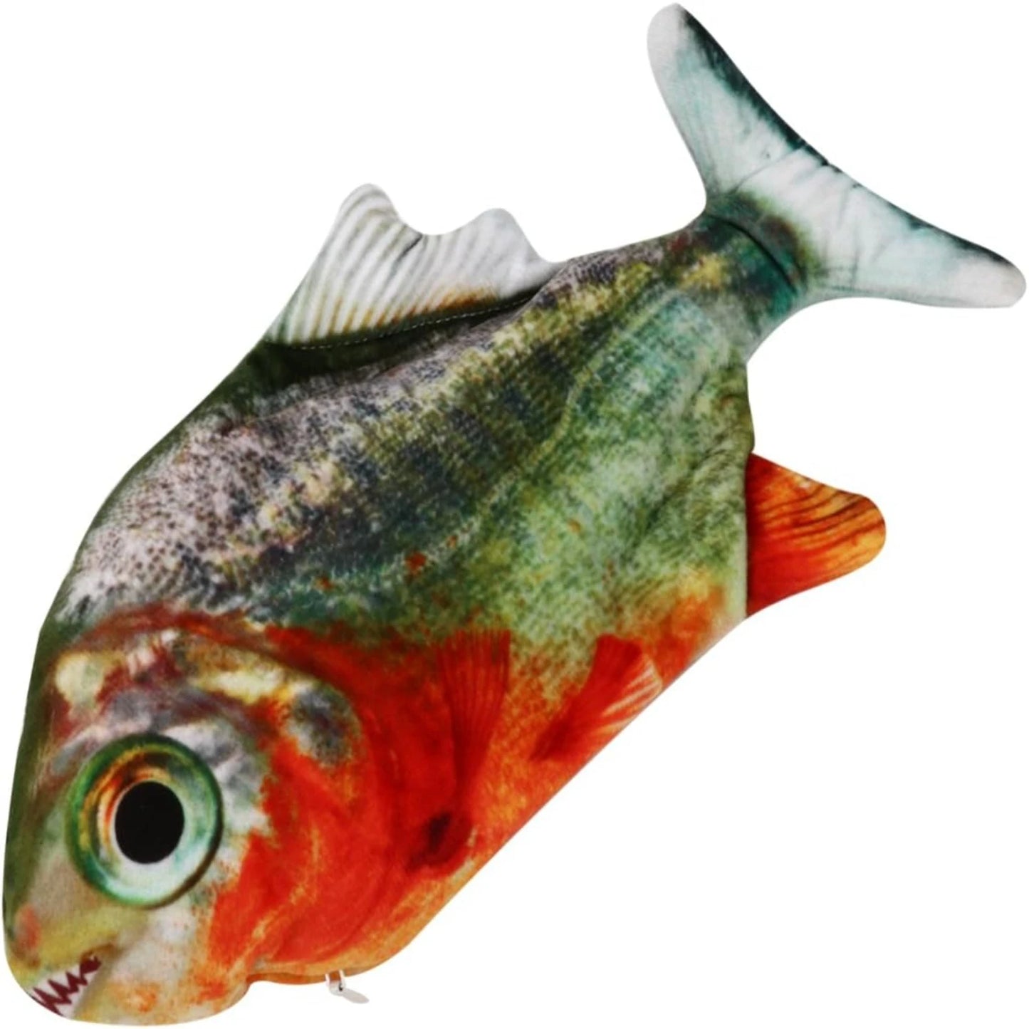 Engaging and Entertaining Interactive Plushible Stuffed USB Dancing Catnip Fish Toy - Fun Chew Toy for Happy and Engaged Feline