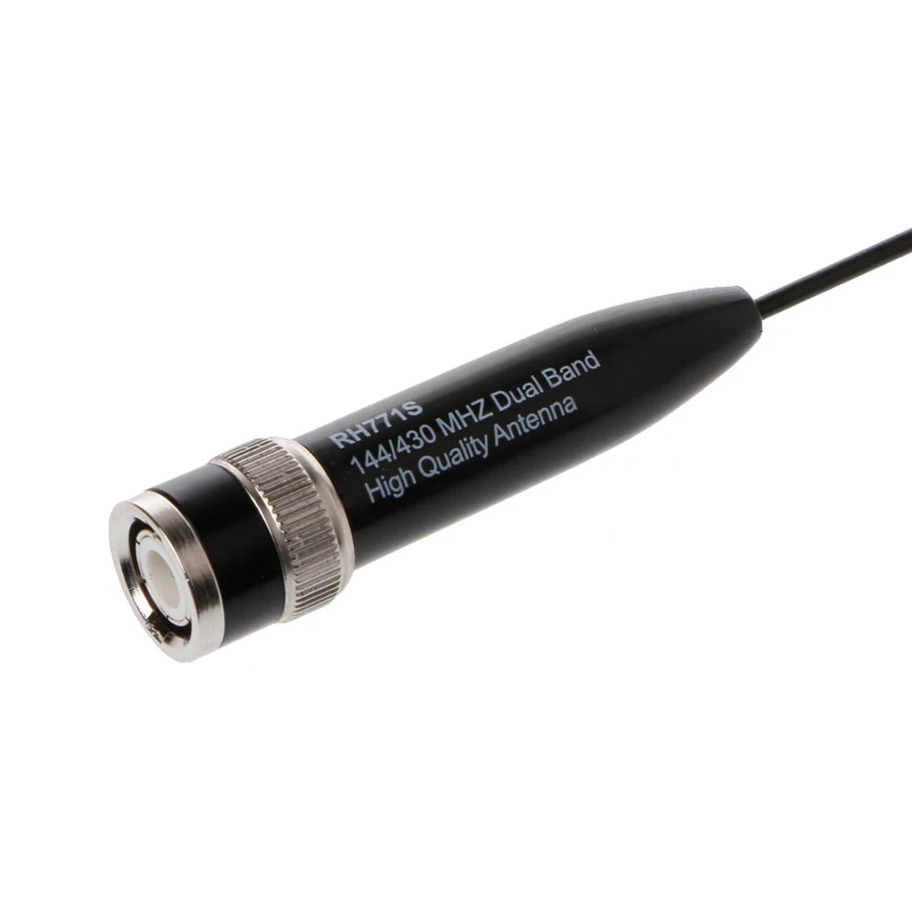 BNC Antenna RH771S Dual Band Antenna Ultra-thin 144/430MHz Accessories for Icom IC-V8 IC-V80 Radio for Kenwood TK100