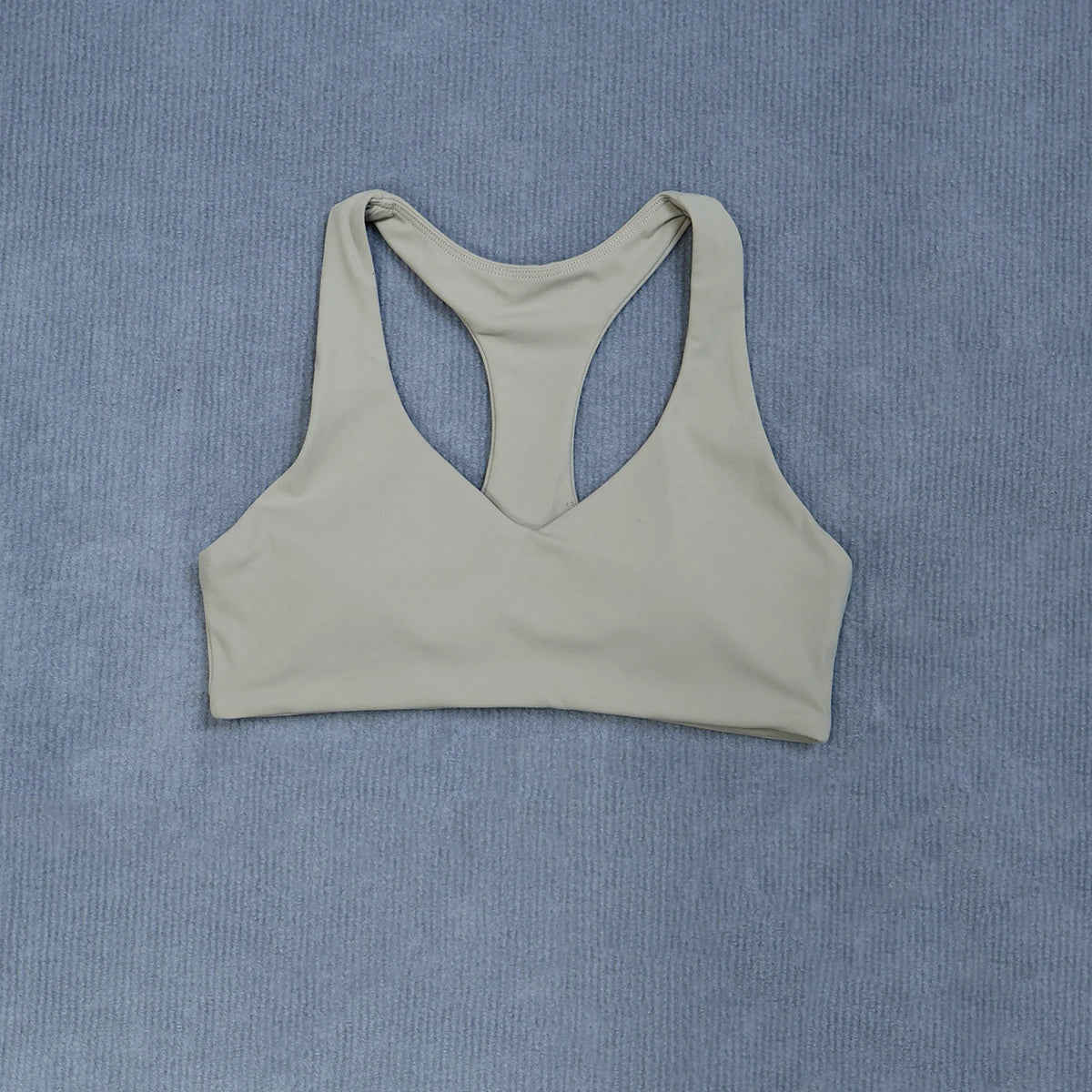 Summer Halter Neck Padded Sports Yoga Bra for Women Shock Absorption Support Backless Crop Top for Outdoor Running And Gym