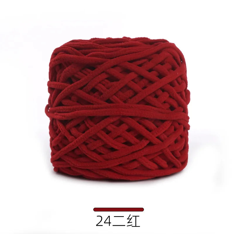 1Pc 50g Thin Velvet yarn for Crocheting Chenille yarn hand knitting Crochet amigrumi slipper line knit sweater blanket thread