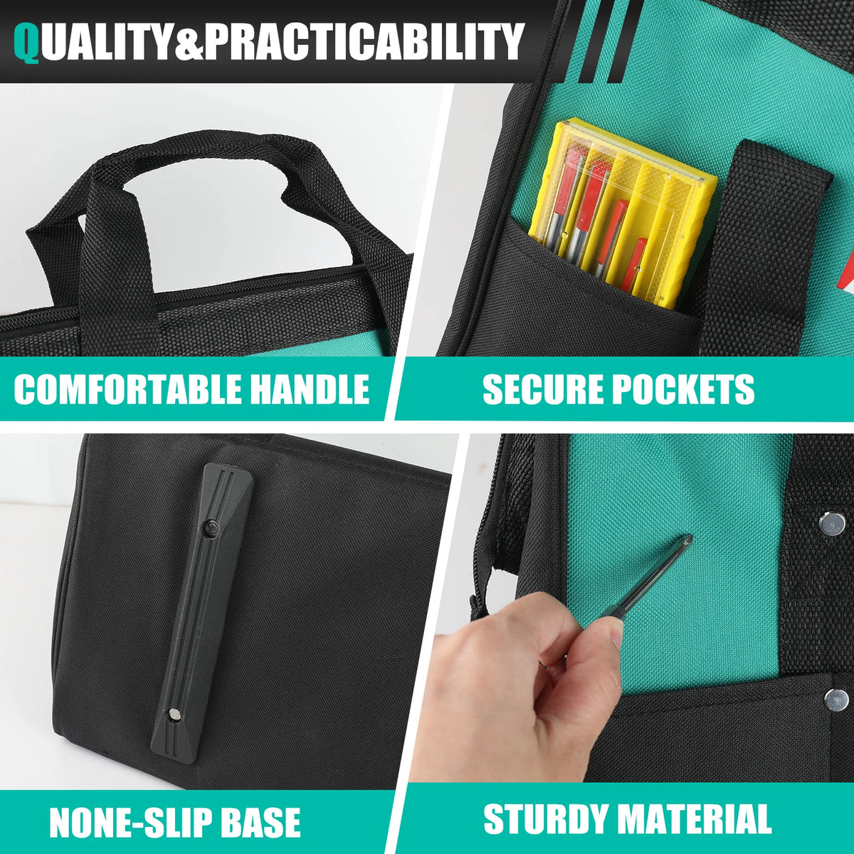 Makita Handheld Tool Kit functional Hand drill Impact screwdriver Repair Kit Storage Hardware tool   electrician tool bag