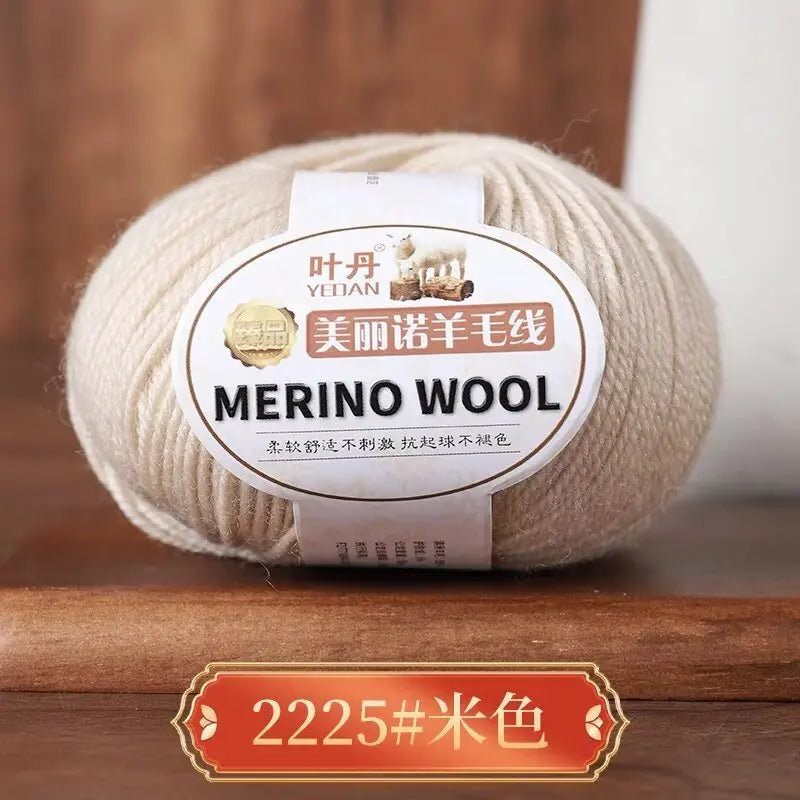 1Pc 50g Soft Merino Wool Yarn for hand knitting Anti-pilling Wool Crochet line knit Sweater Scarf hat Wool Thread warm lana