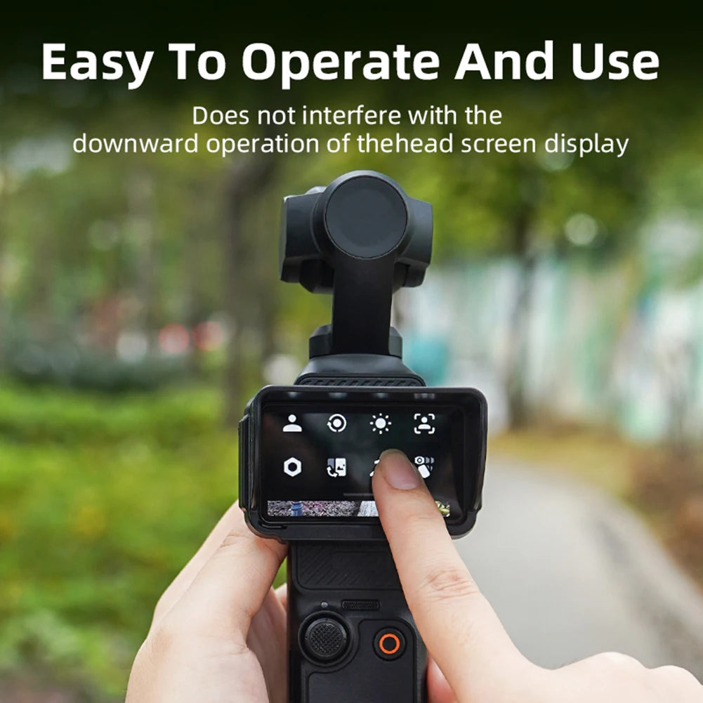 Sun Shade Quickly Release Sunshade Hood Light Shielding Sun Shade Cover Camera Accessories Screen Sunhood for DJI Osmo Pocket 3