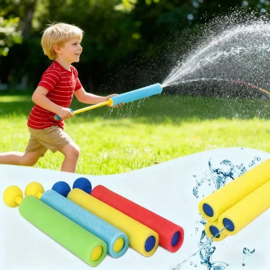 4pcs Water Blaster Water Guns for Kids Shooter Portable 4 Colors 30ft Range Children Foam Water Gun Summer Swimming Pool Toys