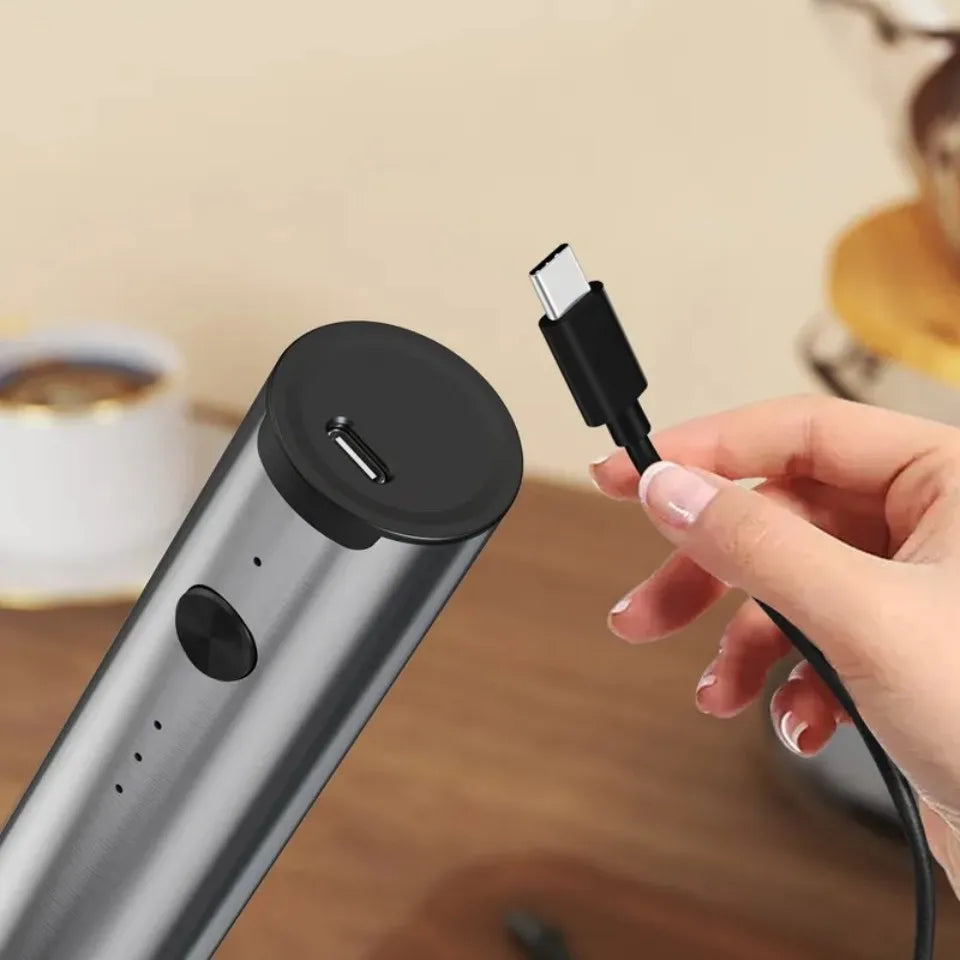 Wireless Electric Mini Milk Frother Coffee Whisk Portable Egg Beater Blender Kitchen Cooking Stirrer Cappuccino Coffee Maker