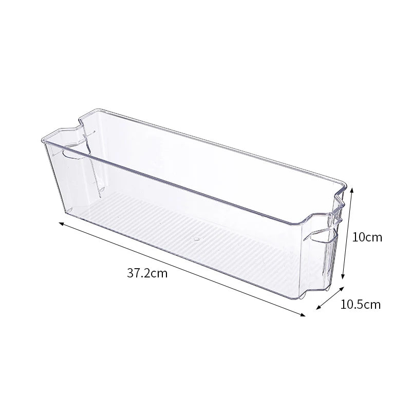 Transparent Refrigerator Storage Box Vegetable Fruit Organizer Fridge Clear Container for Kitchen Food Drinks Storage 2030