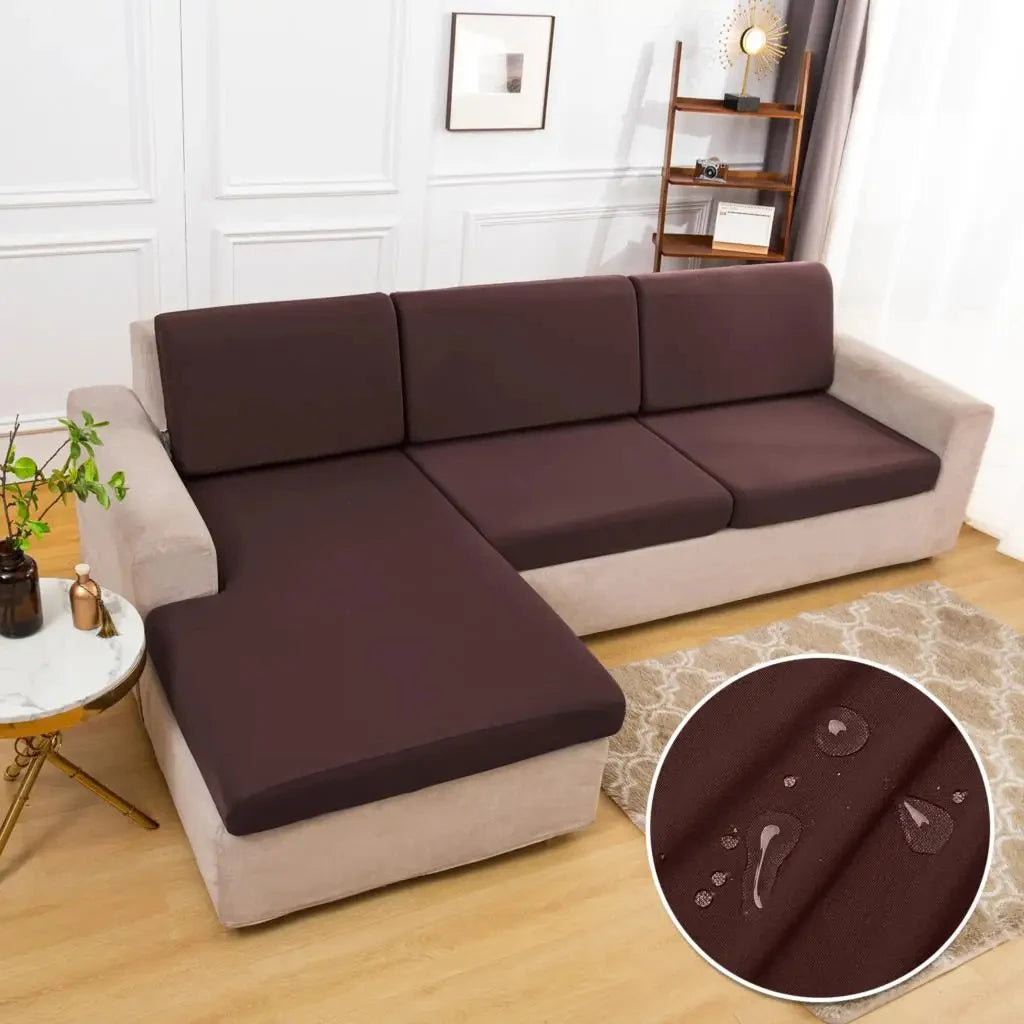 Waterproof Sofa Seat Cushion Cover Elastic Protector Sofa Covers Pets Kids Livingroom Cheap Sofas Slipcover Case With Random