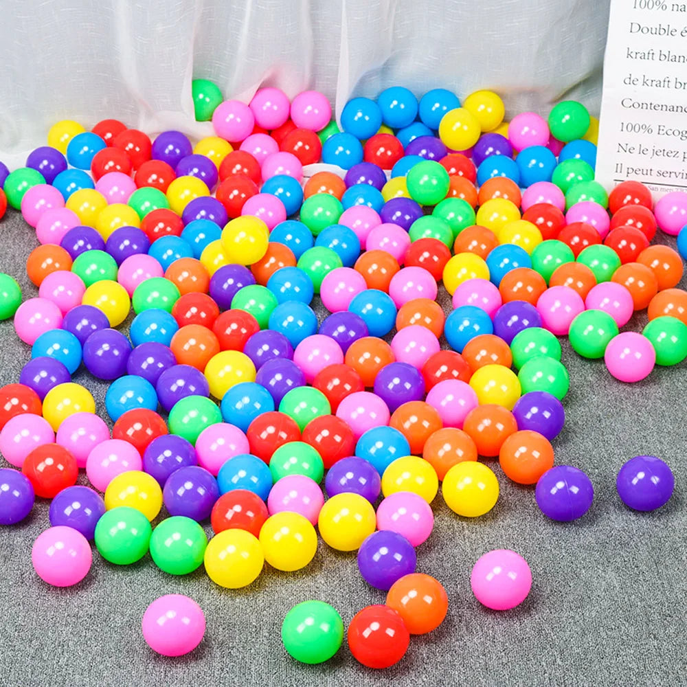 400 PCS Ocean Balls Ball Pit Dog Play  Plastic Soft Toy Colourful Play Fun
