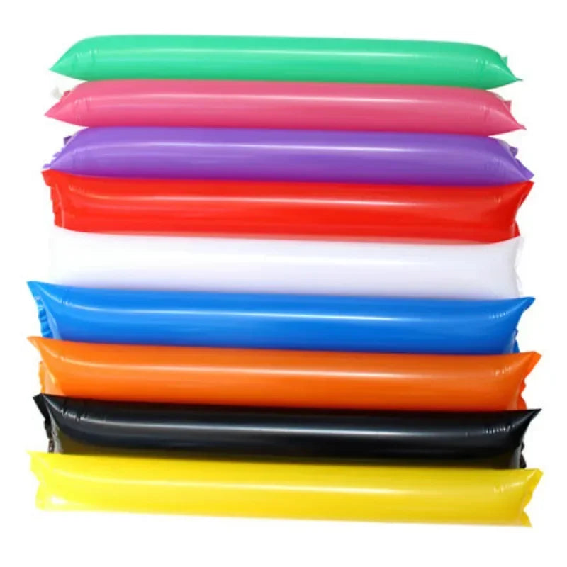 24 Colorful Inflatable Rods Stadium Noise Maker Refueling Rods Demonstration Balloon Inflatable Party Sports Refueling