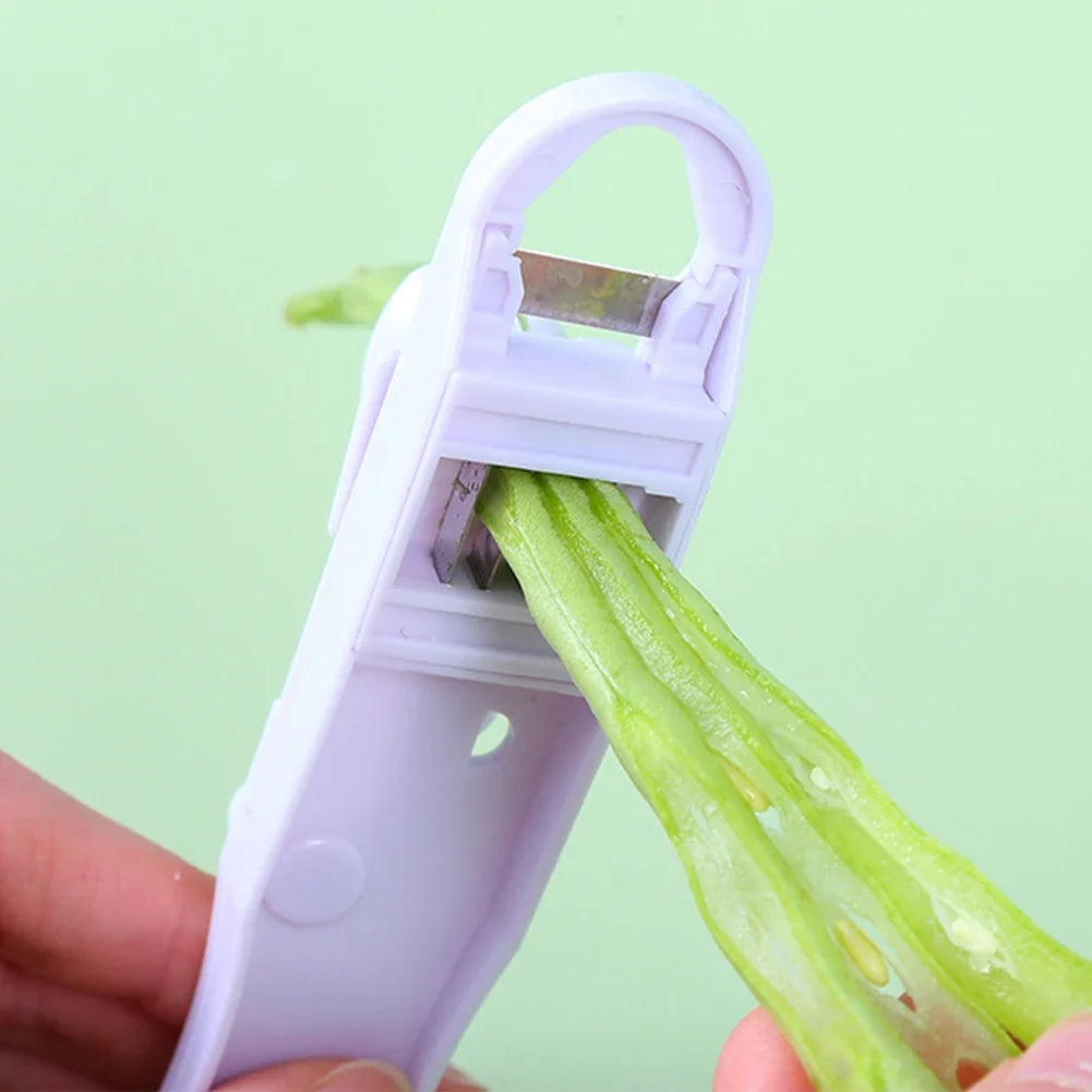 1-4PCS Green Bean Slicer Sharp Bean Cutter Vegetable Slicer Runner Cutter Kitchen Tool Stainless Steel Vegetable Chopper Cutter