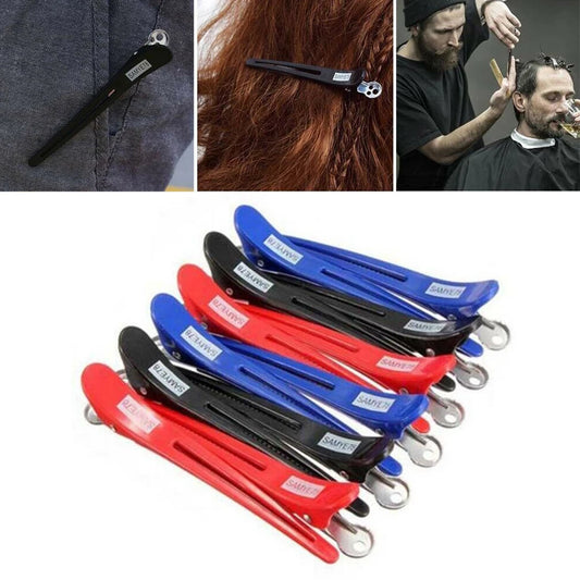 60Pcs Hairdressing Sectioning Clips Hair Clamps Barber Salon Hairstyle Tool AU