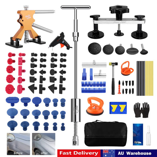 Super PDR Paintless Dent Repair Tool Set Professional Car Body Dent Repair Kit Suction Cup Dent Puller Dent Removal Repair Tool