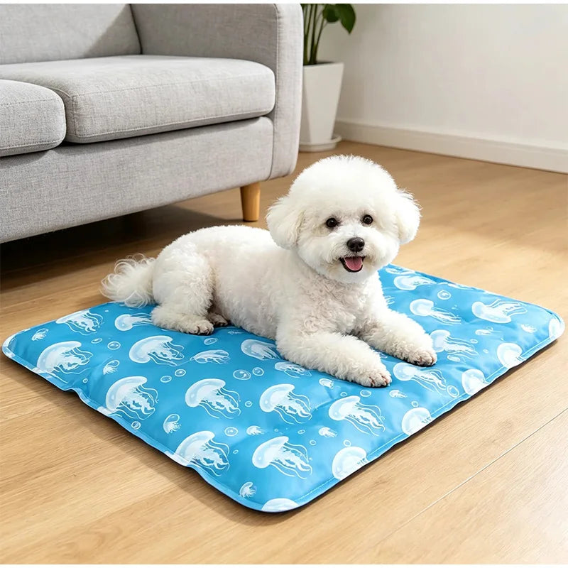 Pet Cooling Mat Air Conditioning Pet Mat Gel Pet Waterproof Leak-proof Sturdy Cat Kennel Outdoor Moisture-proof Pet Pad