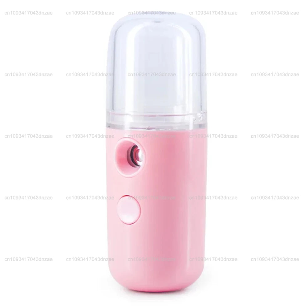1pcs USB Mist Facial Sprayer Humidifier Rechargeable Nebulizer Face Steamer Moisturizing Beauty Instruments Face Skin Care Tools