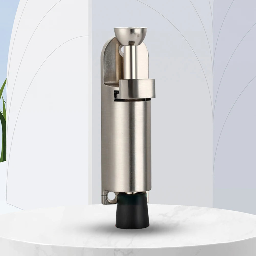 Telescopic Foot-Operated Holder Spring Loaded Heavy Duty Stopper Adjustable Position with Foot Brake Wedges for Door Bottom Seam