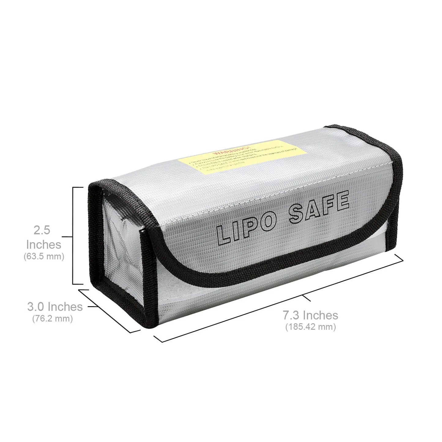 185x75x60mm Square RC LiPo Safe Bag Battery Safety Fireproof Explosionproof Guard Battery Protection Charging Sack For RC Toy