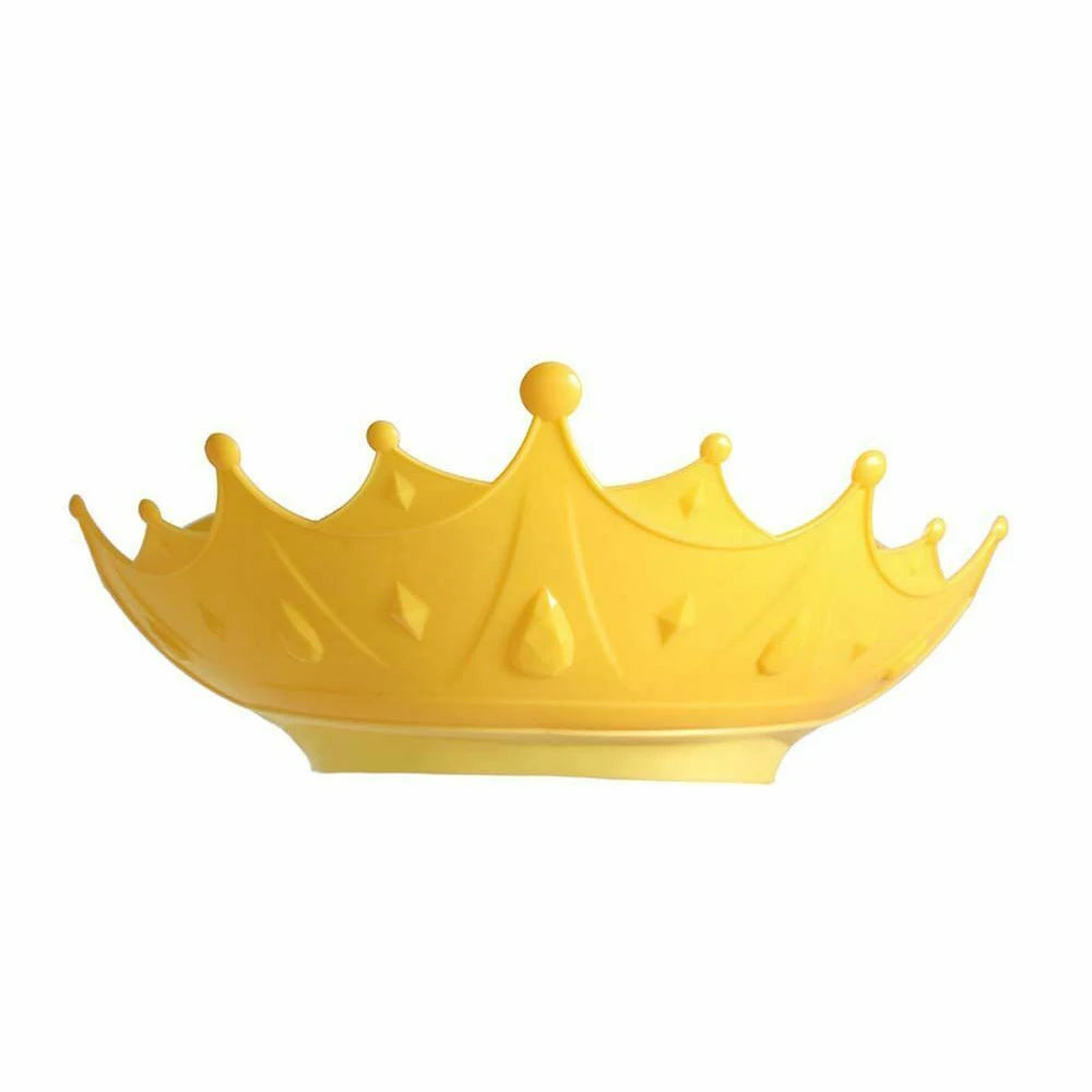 3PCS Adjustable Kids Baby Shower Cap Children Bath Wash Hair Eye Care Crown Shape Hat