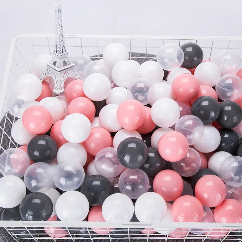50pcs Colorful Love Star Plastic Ocean Ball Pits Eco-Friendly Funny Baby Kid Swim Pit Play Toy Water Pool Ocean Wave Balls Gifts