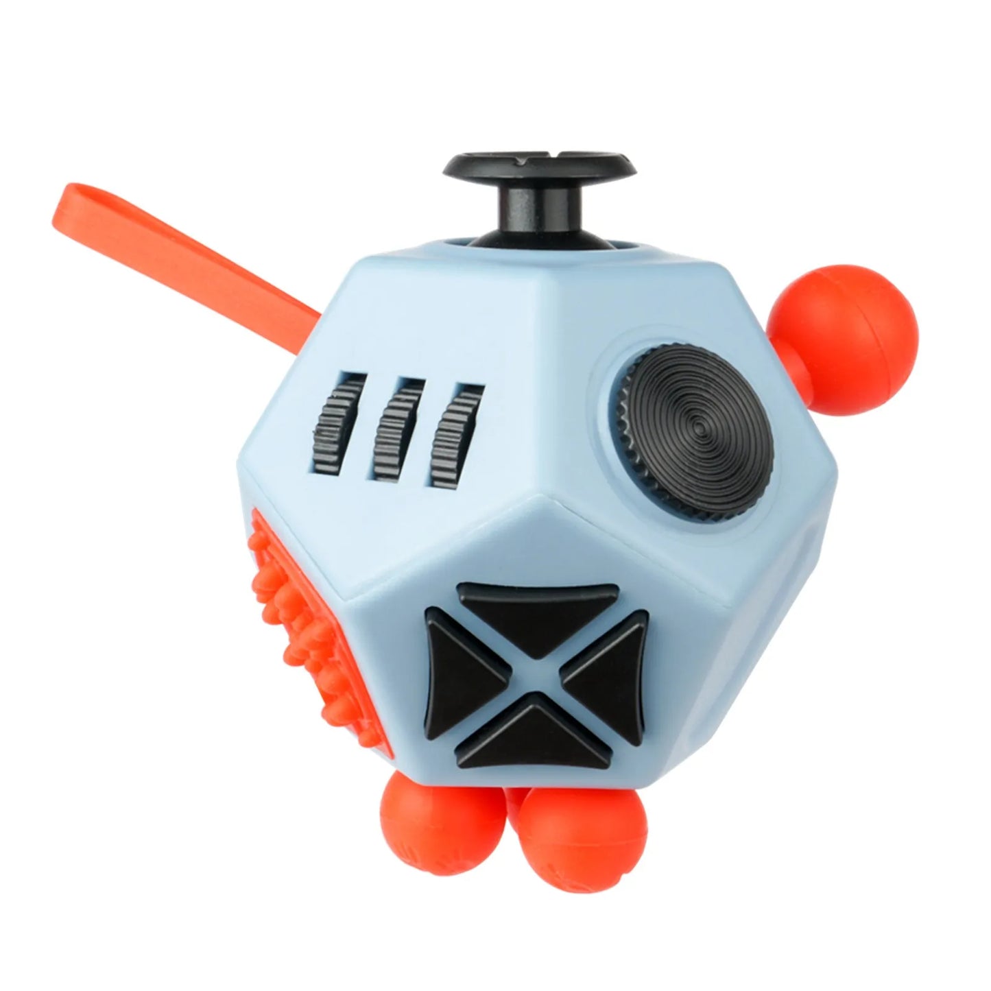Fidget Cube EDC Anti Stress Relief Toys Anxiety Antistress Sensory Fidgeting Dice Toy For Kids Adults Autism ADHD Focus 12 Sides