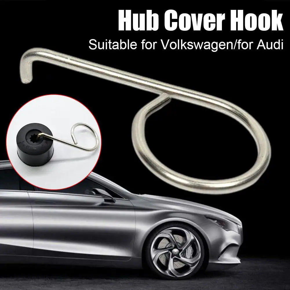 For AUDI 6X0012243 Screw Cap Hub Cover Pull Hook Removal Tool Clip Hook Wheel Nut Hub Cover Pull Hook Repairing Tool