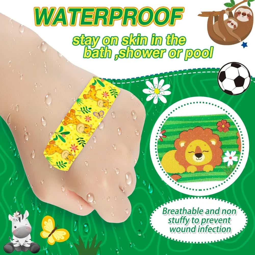 Hot 30/50/100 Pcs Kids Bandages Cute Cartoon Children's Adhesive Waterproof Breathable Band Aid Stickers Protection Girls Boys