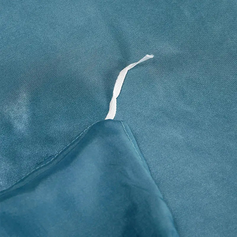 Summer Smooth Satin Duvet Cover No Pillowcases Comfy Shiny Couple Bed Quilt Cover Nordic Double Bed Sheet 150 220x240