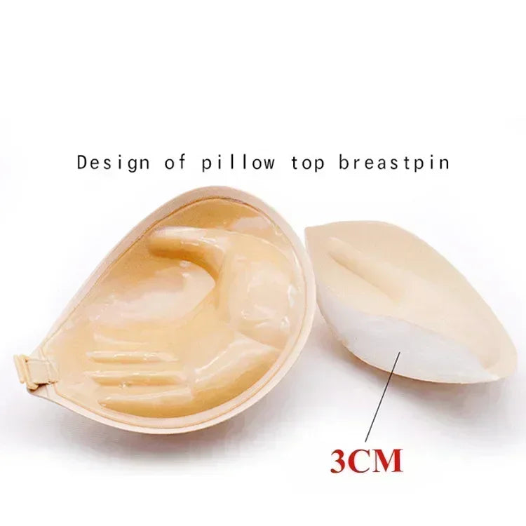 Womens Palm Push Up Invisible Silicone Bra Chest Stickers Lift Up Self Adhesive Bra Cover Bra Silicone Pad Sexy Strapless Breast