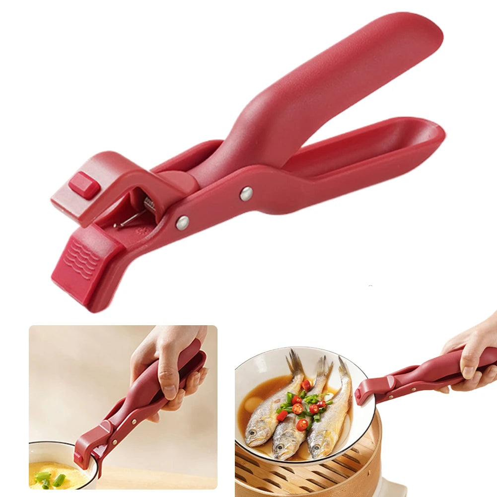 Clips Holder Tongs Anti-Scalding Pot Clip Bowl Dish Clip for Moving Hot Plate Bowls Pizza Pan for Kitchen Home Restaurant