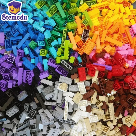 125/250g Building Blocks Bulk Lot Pack Sorted By Color Bricks Block Plate Toys Small Particles Bulk Compatible LeDUO