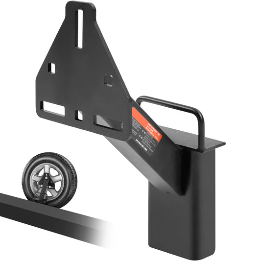 SucceBuy 160 Lbs Spare Tire Carrier Trailer Tire Mount Utility Accessories Fits 4 5 6 8 Lugs Wheels on 4" 5" 6" Bolt Patterns