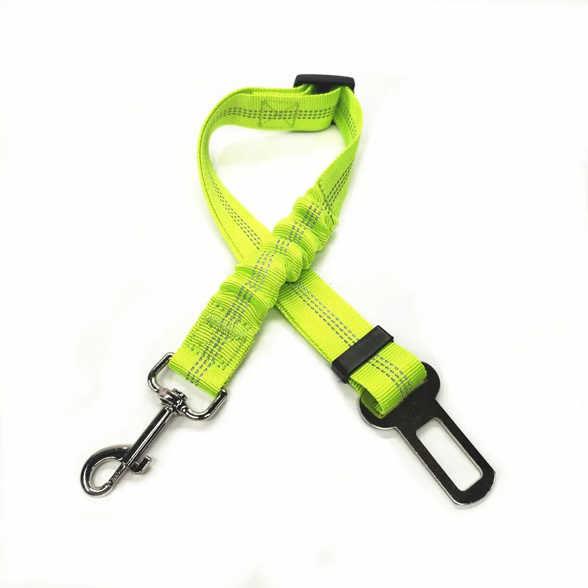 Dog Leash Harness Dogs Dog Accessories Supplies Pet Dog Car Seat Belt Retractable Buffer Elastic Reflective Safety Traction Rope