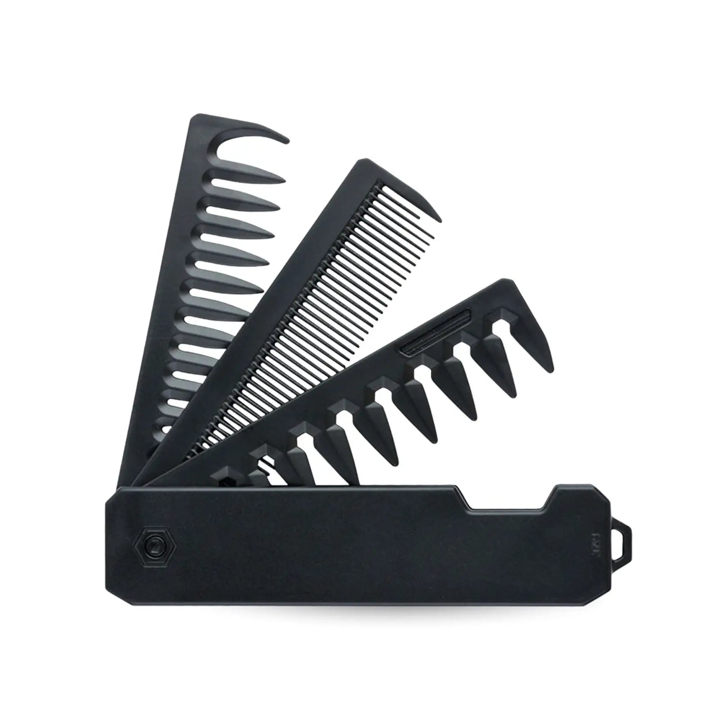 Mulitfunctional Folding Hair Comb Wide Tooth Oil Head Styling Beard Comb Hair Clipper Combs 1/2/3 in1 Portable Hairdressing Comb
