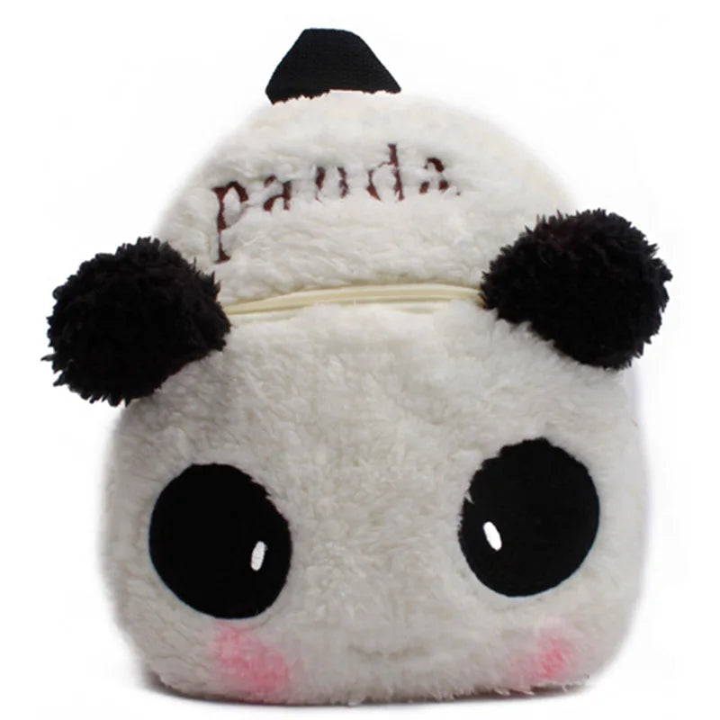 Cute Strawberry Plush Backpack Cartoon Animal Mini School Bags Candy Bag for Kids Baby Girl Boy Gift 1-3 Years
