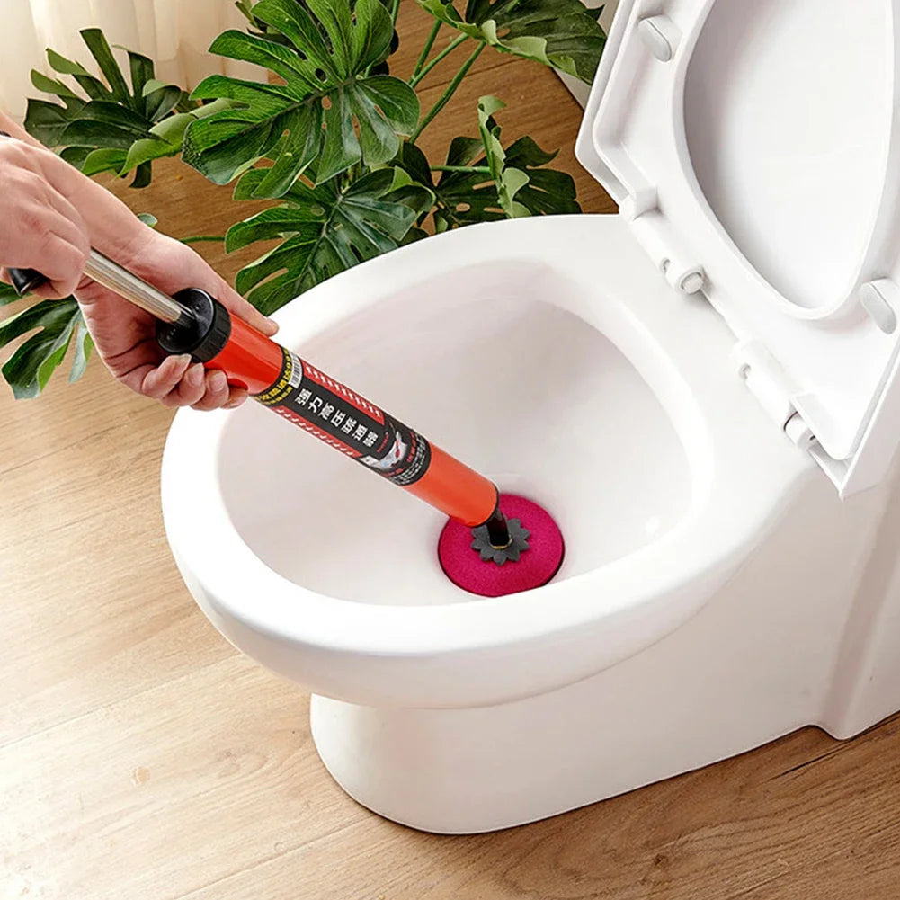 Toilet Plunger Drain Clog Remover Tool Manual High Pressure Air Drain Cleaner for Sink Bathroom Kitchen Bathtub Clogged Pipe
