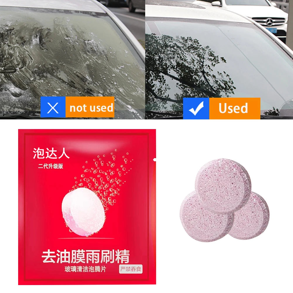 Strong Cleaning Effervescent Tablets Car Effervescent Tablets Windscreen Wiper Cleaning Tablets Household Cleaning Tablets