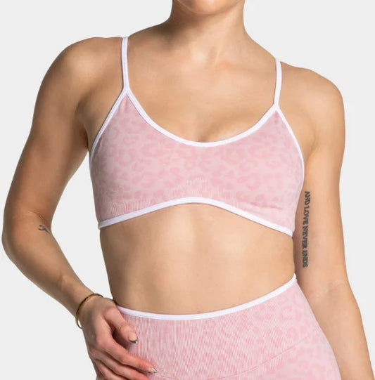 Logo Women's Beautiful Back Gather-up Sports Vest Yoga Fitness Bra Hanging Neck Design Underwear