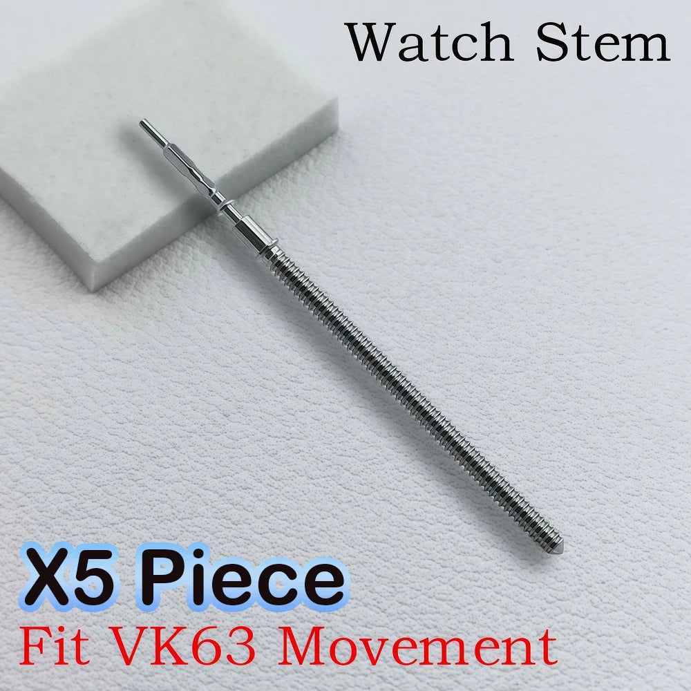 High Quality Watch Stem 1Pcs/5Pcs/10Pcs Movement Watch Steel Stem Crown Kit  For M8215 M8285 NH34 NH35 NH36 VK63 Movement