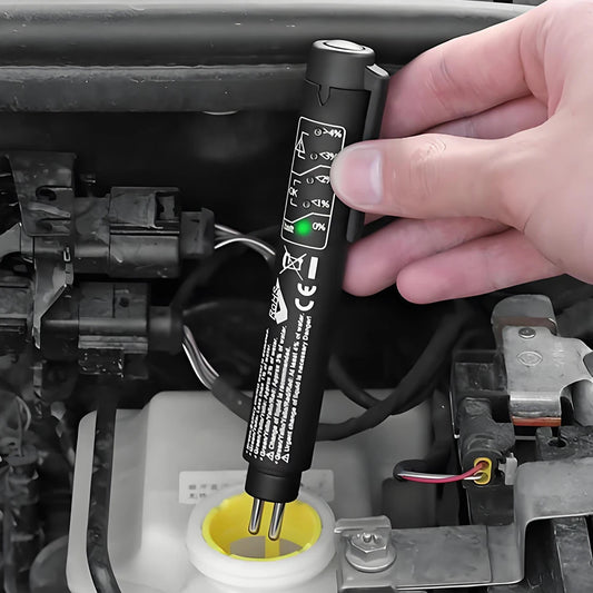 Car Brake Fluid Tester Pen Accurate Oil Quality Diagnostic Tool 5 LED Indicator Liquid Testing Pen Auto Brake Oil Tester