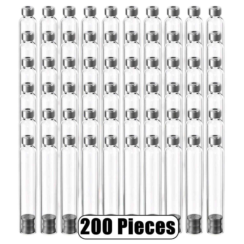 200pcs/lot Upgraded Sterile Version 3ml Insulin Cartridges Cassette Bottle for Insulin Injection Pen Individual Sealed Packaging